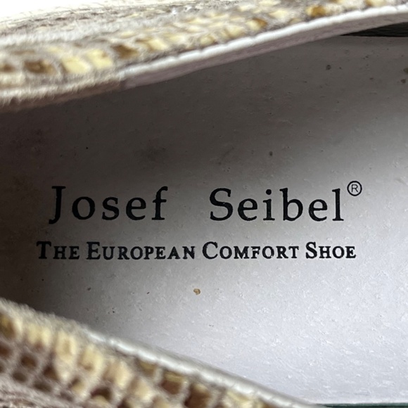 Joseph Seibel Women's Caspian Sneakers Size EU 39 US 8-8.5 Taupe Gray Leather - Picture 11 of 12
